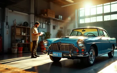 Beneficios y requisitos de la placa azul para autos antiguos en Colombia