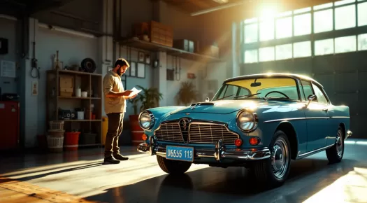 Beneficios y requisitos de la placa azul para autos antiguos en Colombia