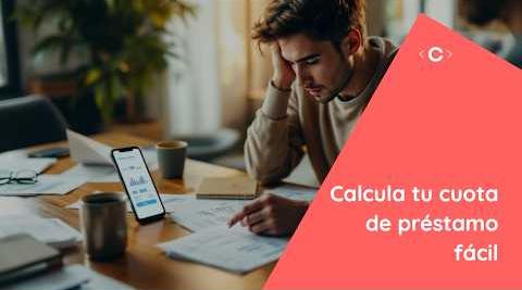 Cómo calcular la cuota mensual de un préstamo (paso a paso con ejemplo)